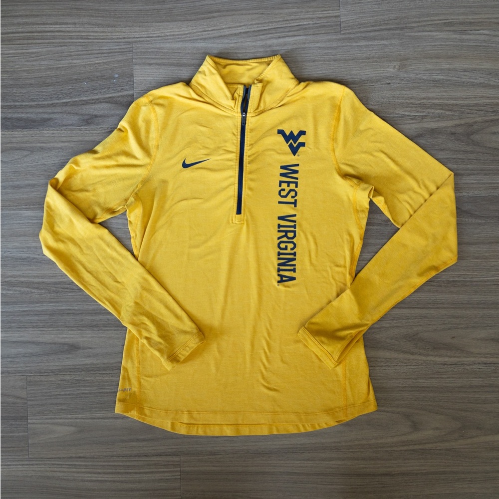 Nike West Virginia Dri-Fit Quarter Zip Women S Basketball March Madness Running